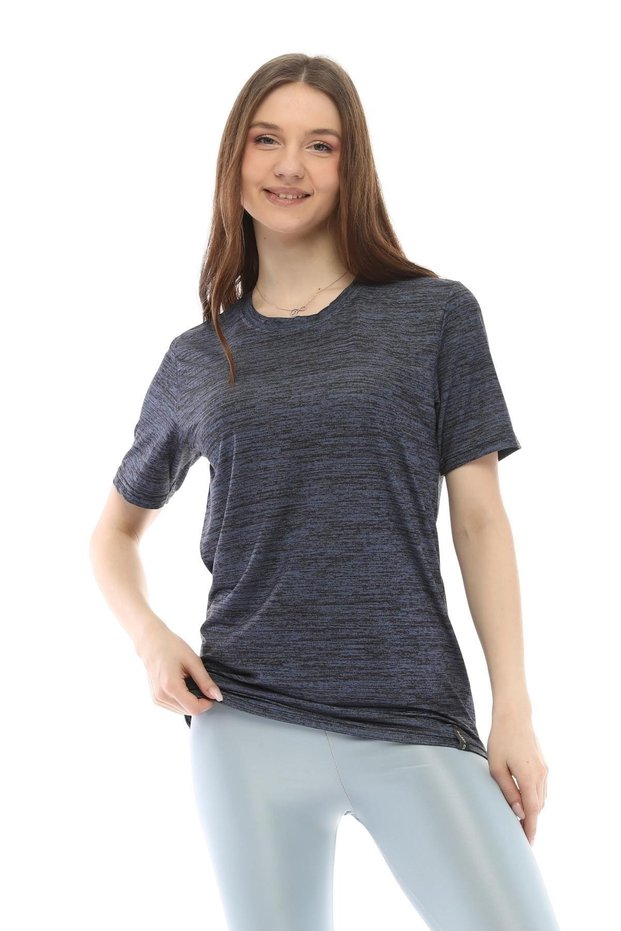 Women's Moisture Wicking Active Gym Fitness Running Performance Outdoor Sports Tshirt