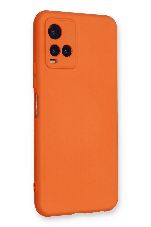 Vivo Y33S Case Launch Interior Velvet Silicone + Screen Protector