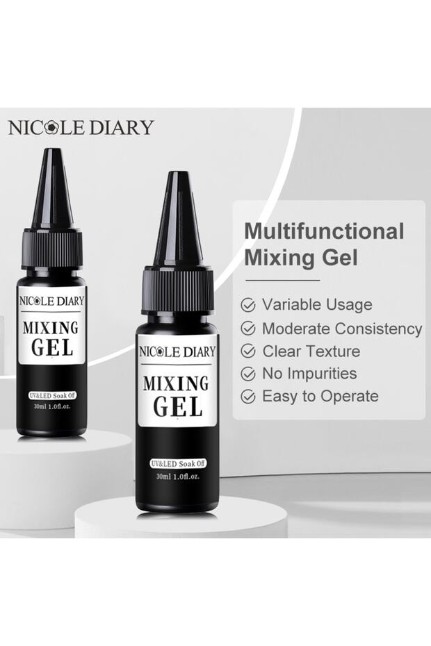 30ml Tırnak Multifunctional (multi Fonksiyonel)uv Led Gel Füzyon Jel - 2