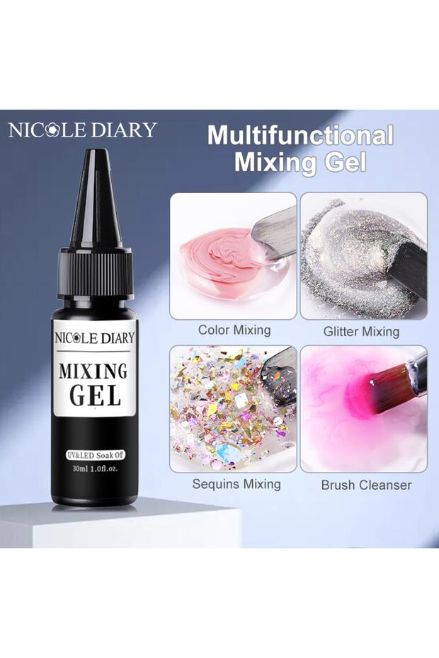 30ml Tırnak Multifunctional (multi Fonksiyonel)uv Led Gel Füzyon Jel - 4