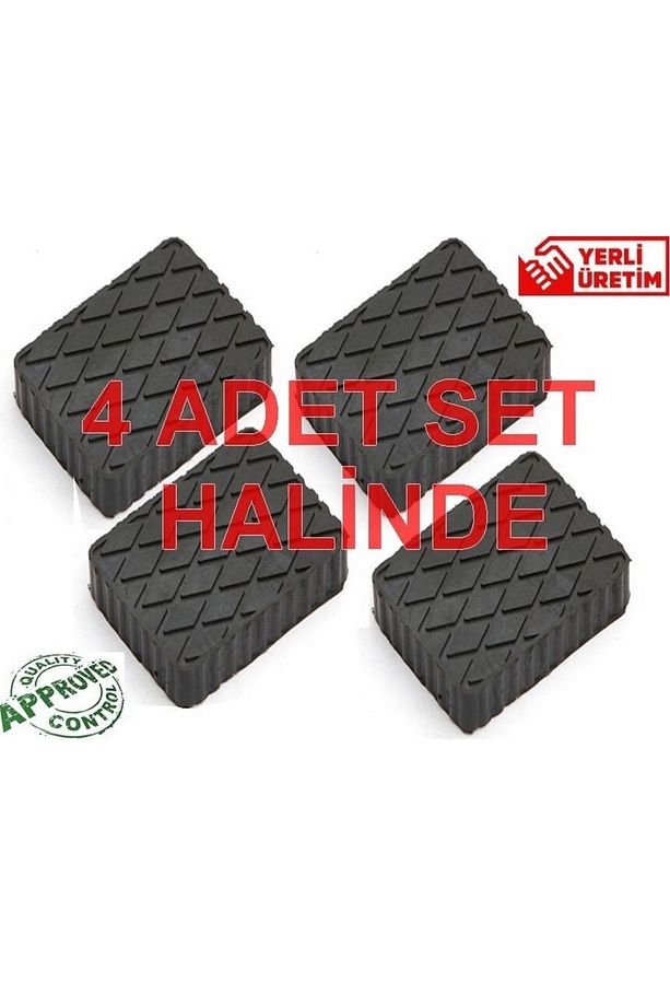 Kauçuk Lift Takozu 160x120 Yükseklik 40mm 4 Adet - 1