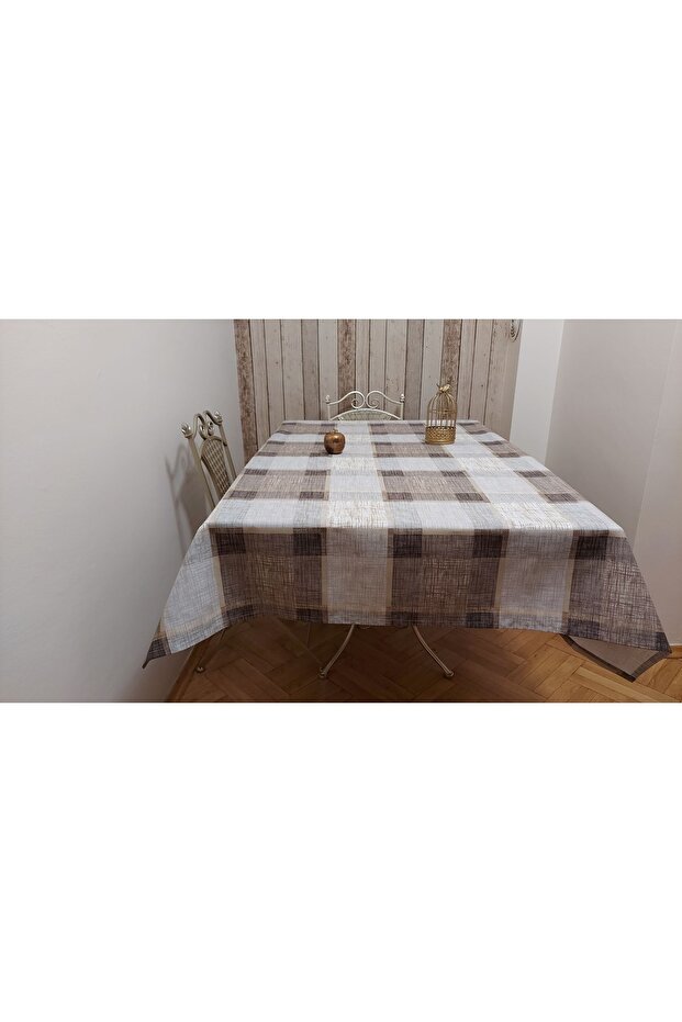 Rectangular Duck (LIQUID PUSHER, SPOT-PROOF) Fabric, Dining Table Cloth - 3