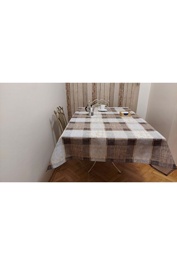 Rectangular Duck (LIQUID PUSHER, SPOT-PROOF) Fabric, Dining Table Cloth - 7