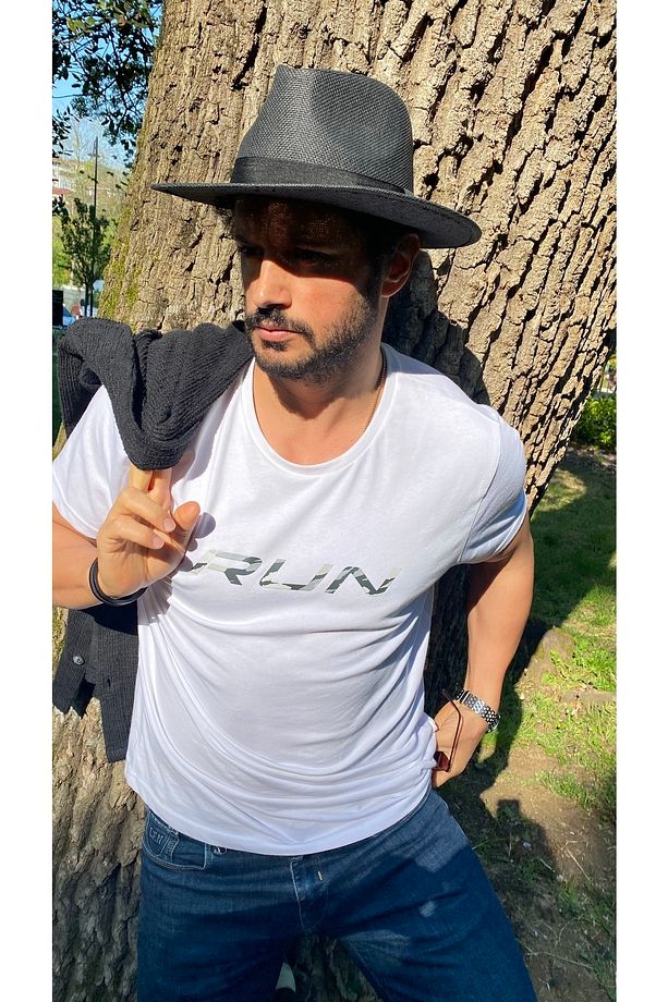 Kovboy Model Erkek Hasır Şapka - 3