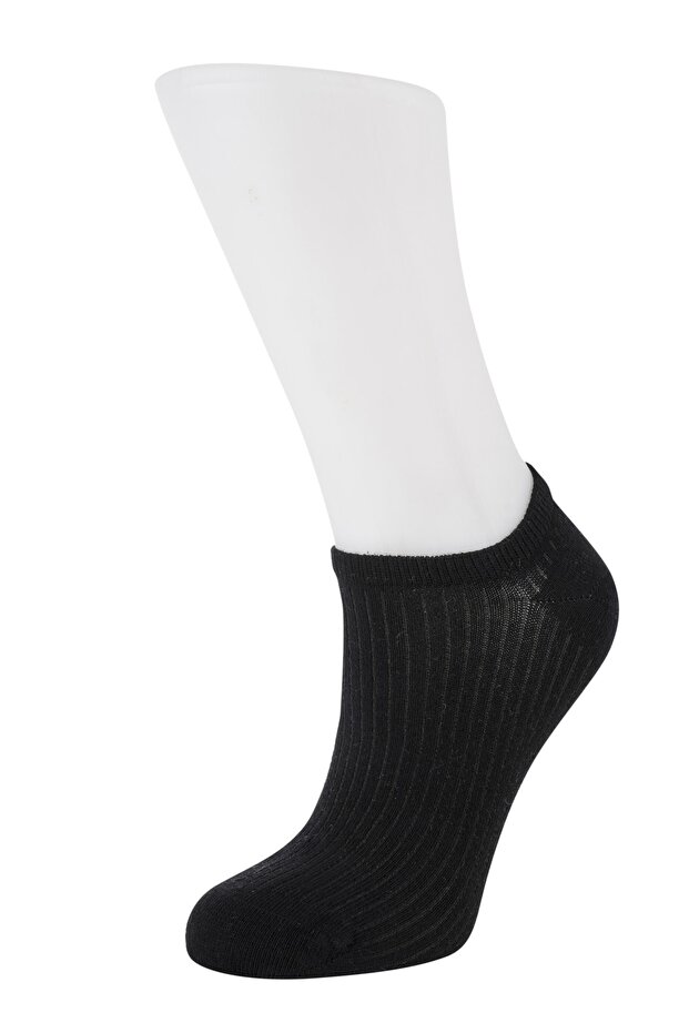 6-Pack Derby Women's Black Sneakers Ankle Socks