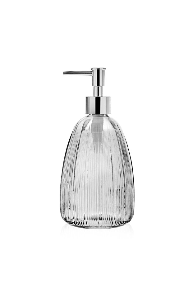 Ang Design Star Smoked Glass Liquid Soap Dispenser