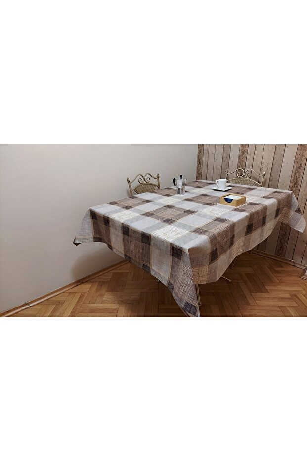 Rectangular Duck (LIQUID PUSHER, SPOT-PROOF) Fabric, Dining Table Cloth - 6