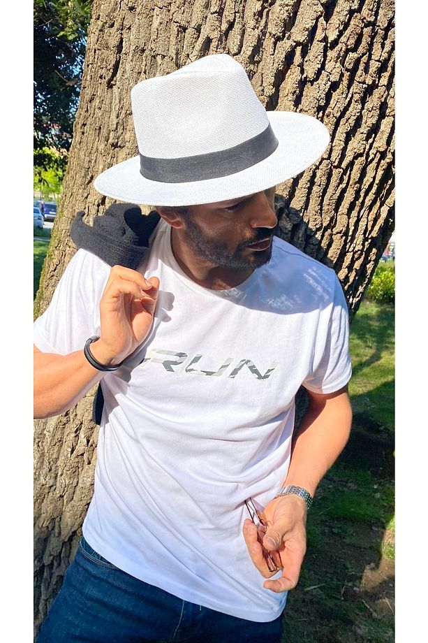 Kovboy Model Erkek Hasır Şapka - 4