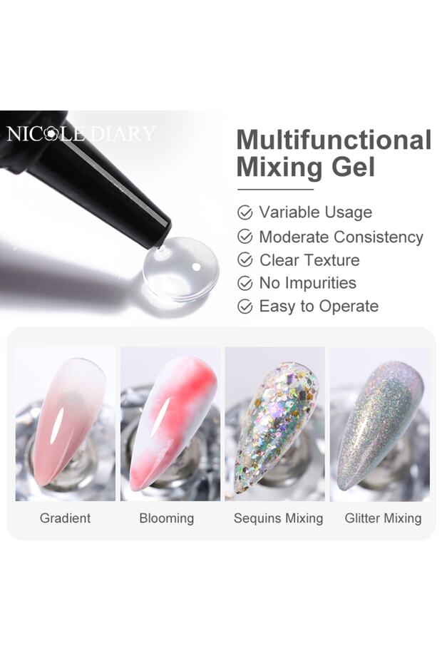 30ml Tırnak Multifunctional (multi Fonksiyonel)uv Led Gel Füzyon Jel - 5
