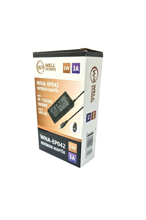 24volt 3amper 60 Wat Adaptör 3pin 24v-3a Notebook Adaptör - 4
