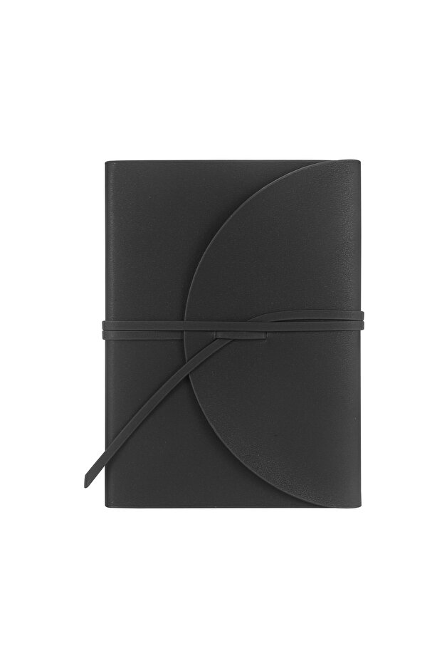 Pella Vegan Leather Flexible Cover Classic Fountain Pen Notepad 15x21 Cm (a5) Black