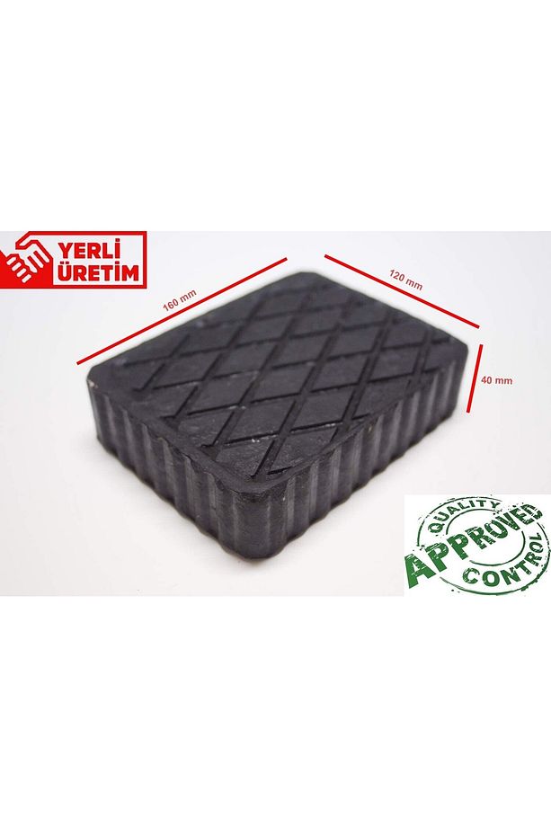 Kauçuk Lift Takozu 160x120 Yükseklik 40mm 4 Adet - 3