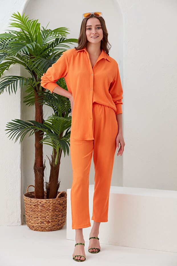 Bürümcük Shirt Pants Bottom Top Set