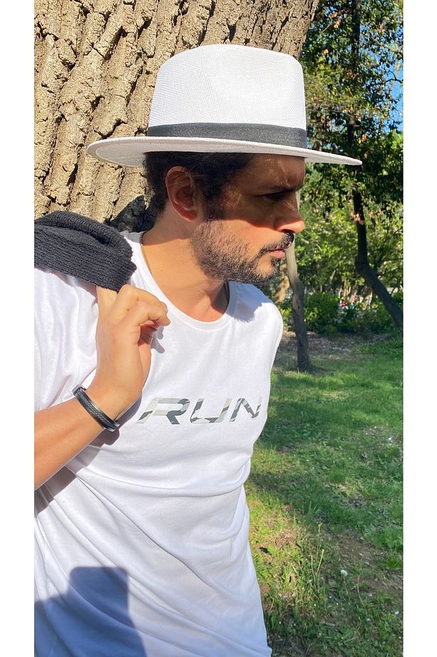 Kovboy Model Erkek Hasır Şapka - 8