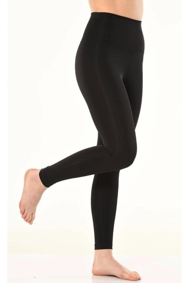 Kadın Yüksek Bel Esnek Kumaş Su Tutmaz Hızlı Kurur Altı Deniz Ve Havuz Taytı Dynamic-1175 - 3