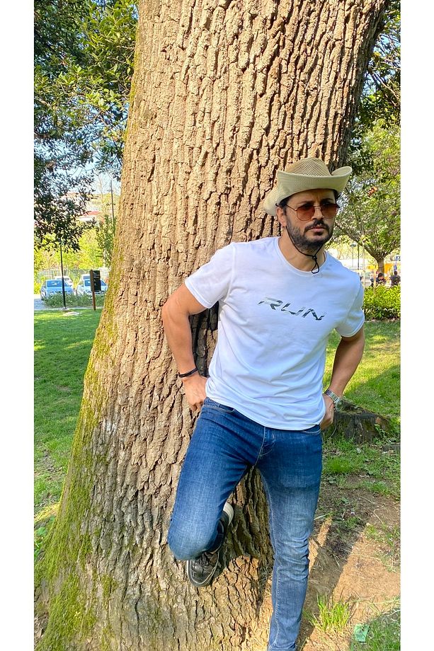 Kovboy Model Erkek Hasır Şapka - 5