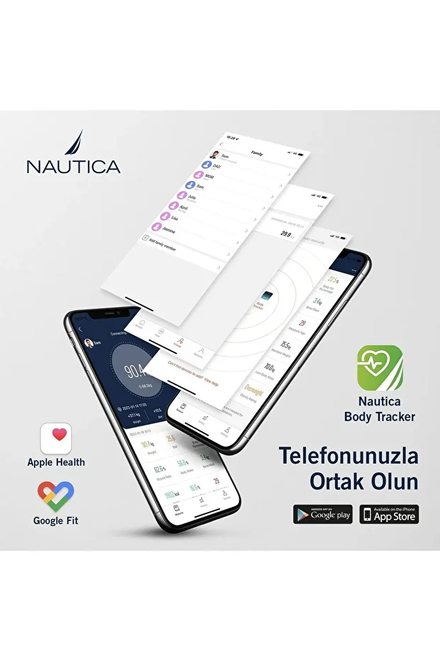 Gradient Collection Plus Vücut Analizli Akıllı Bluetooth Tartı Baskül Navy Mor - 4