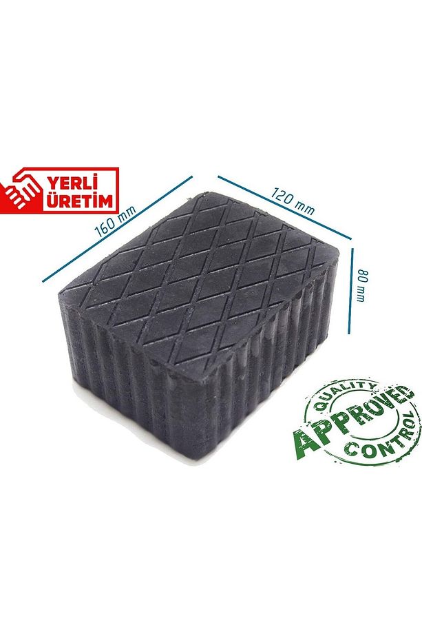 Kauçuk Lift Takozu 160x120 Yükseklik 80mm 4 Adet - 3