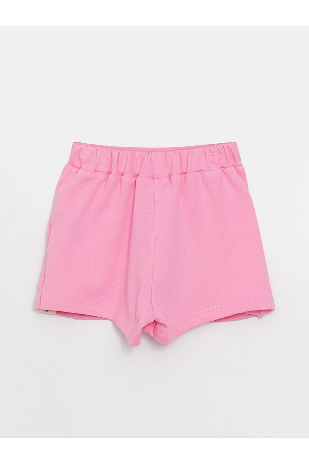 Beli Lastikli Basic Kız Bebek Şort Etek - 5