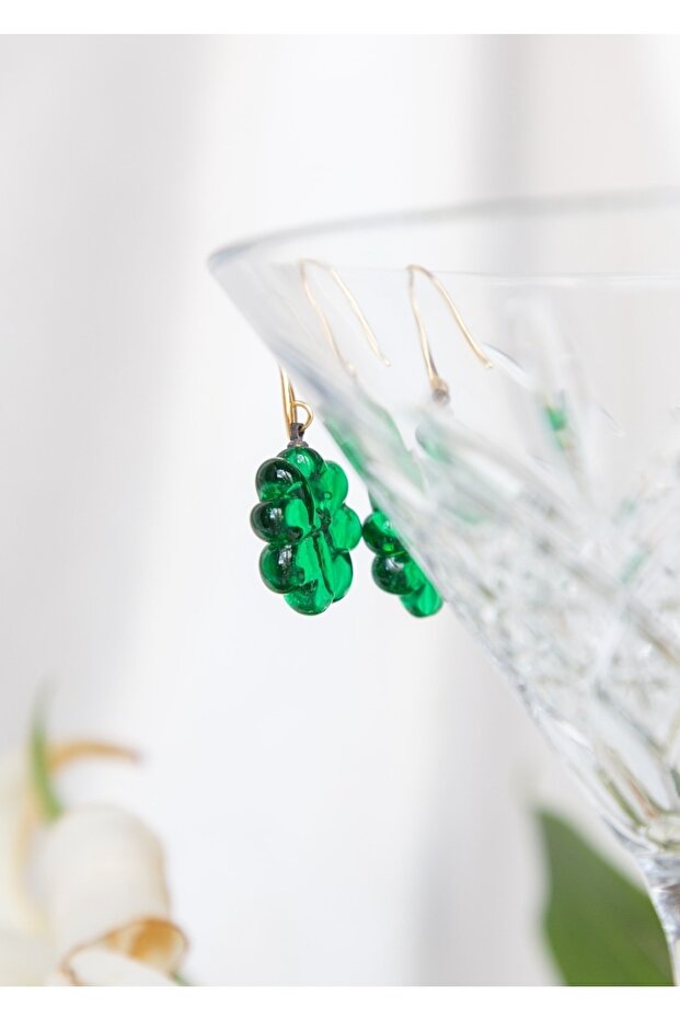 Murano Yonca Küpe - 4