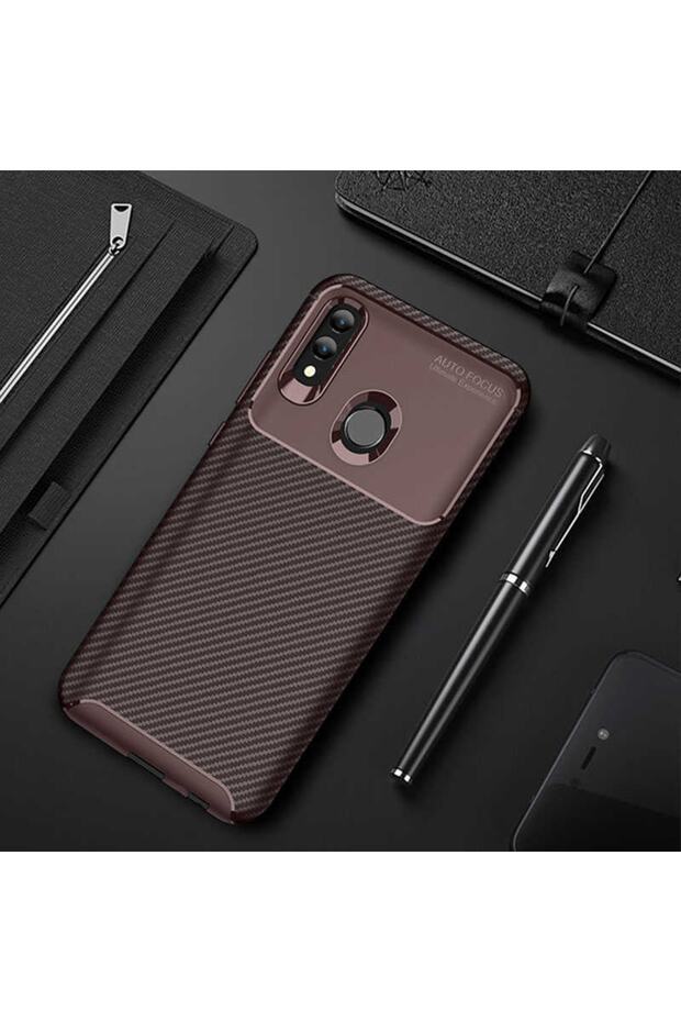 Huawei P Smart 2019 Case Awesome Cut Cover in Carbon Design