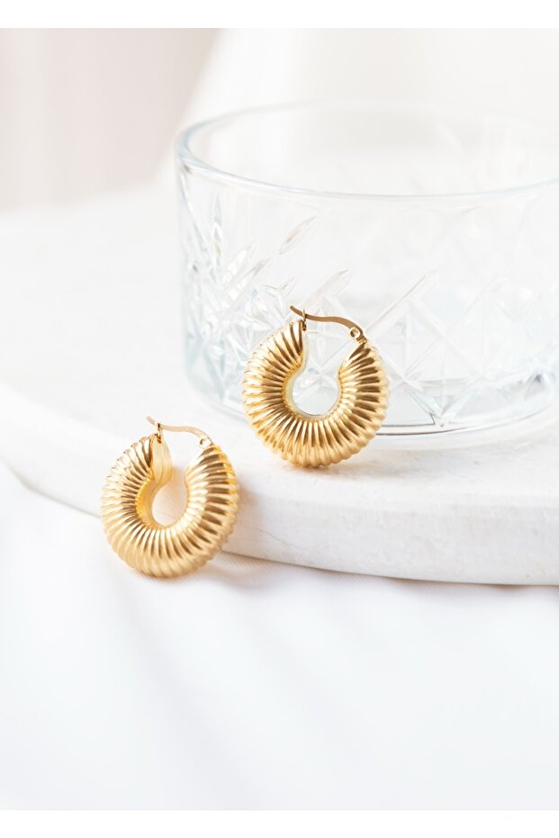 Çelik Halka Küpe - 4