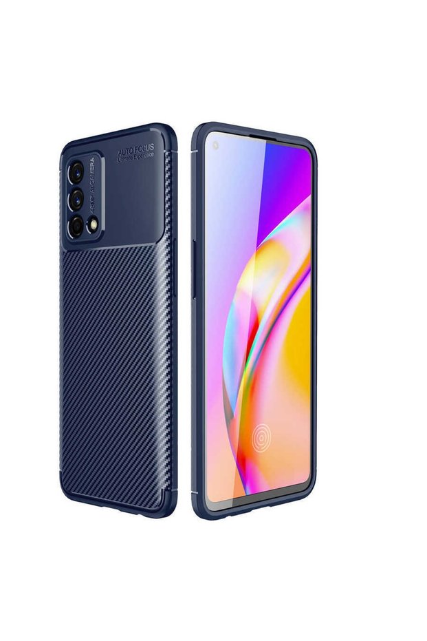 Oppo A74 4g Case Awesome Cut Cover with Carbon Design
