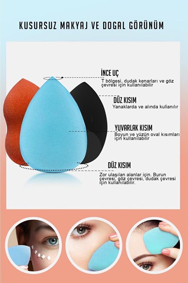 3'lü Armut Sünger Seti - 2