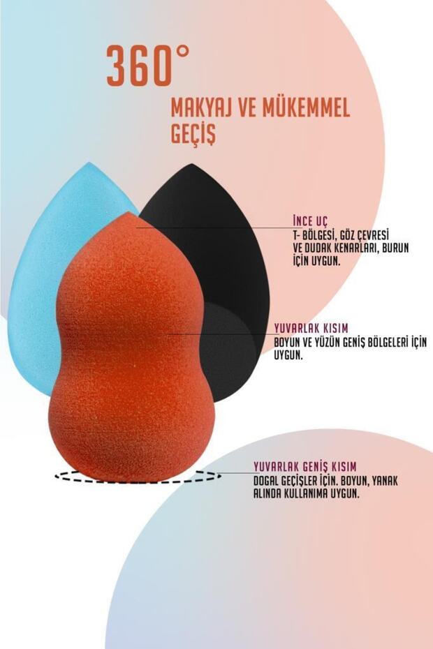 3'lü Armut Sünger Seti - 5