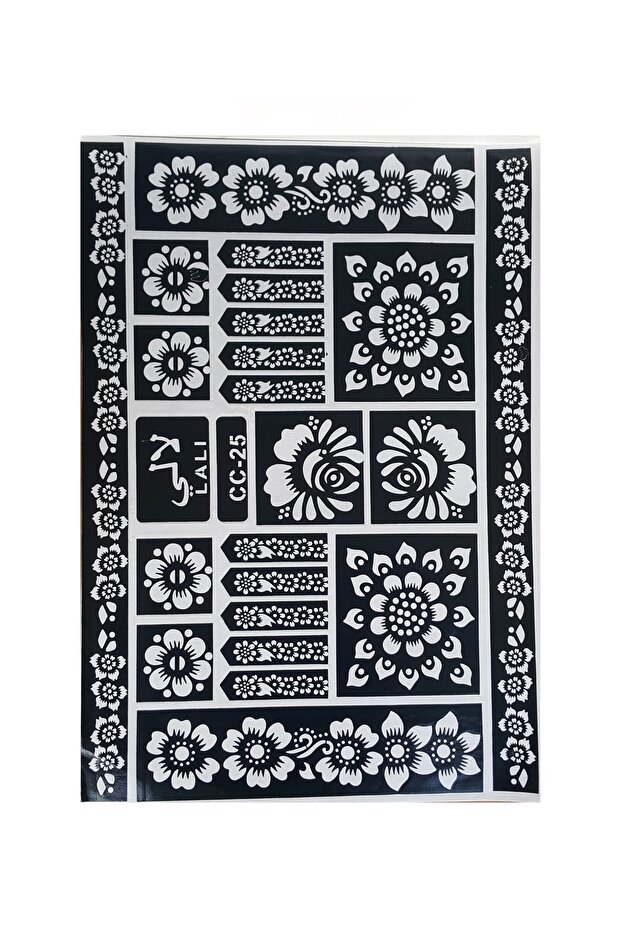 Hint Kınası Kırmızı 25 G Tüp Ve Berra Desen A4 Cc-25 - 4