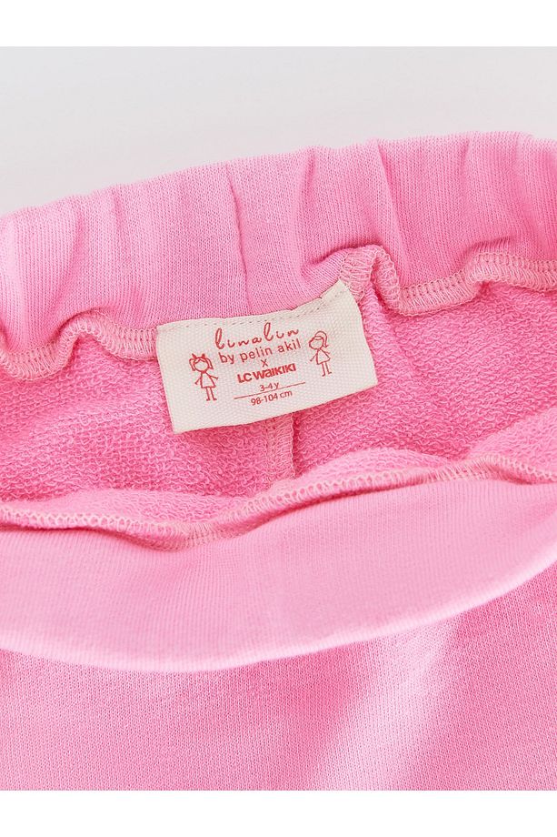 Beli Lastikli Basic Kız Bebek Şort Etek - 7