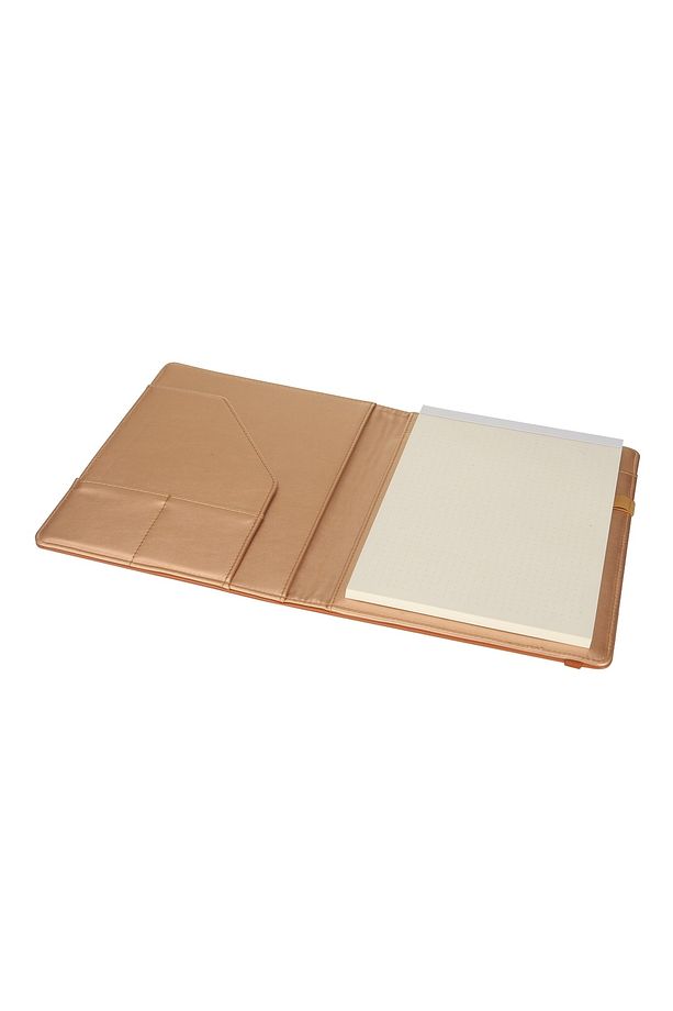 Notepad Folio 14,8x21 Cm Vegan Deri Notluk Turuncu+noktalı - 3
