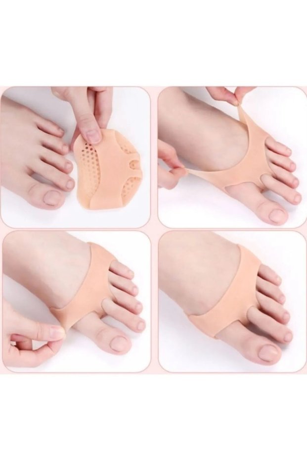 Mid-Toe Metatarsal Silicone Pad Callus Protector Shoes Anti-Knock Protector