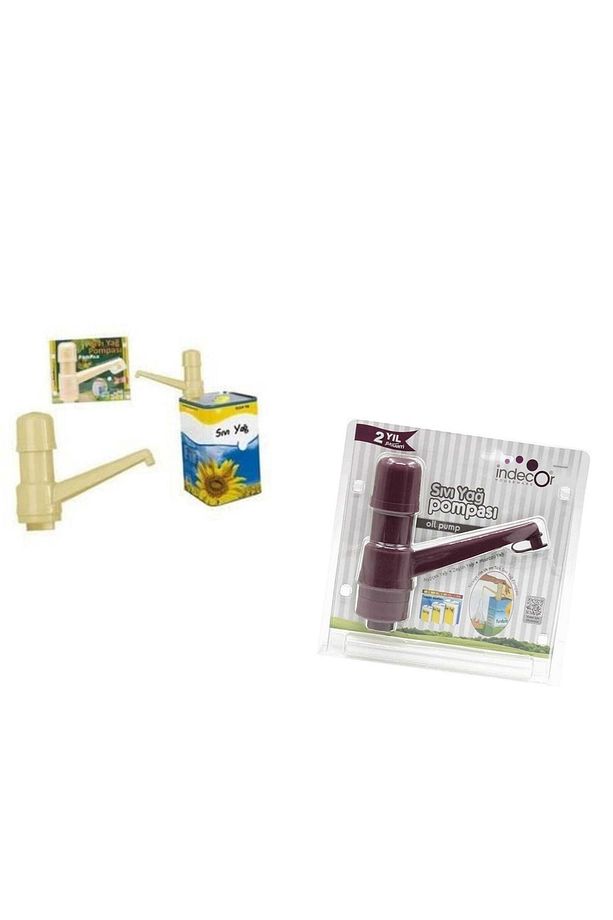 (1 ADET) Pratik Sıvı Yağ Pompası Ayçiçek Yağı Zeytin Yağı Teneke Ebatları(5LT- 10LT- 18LT) - 1