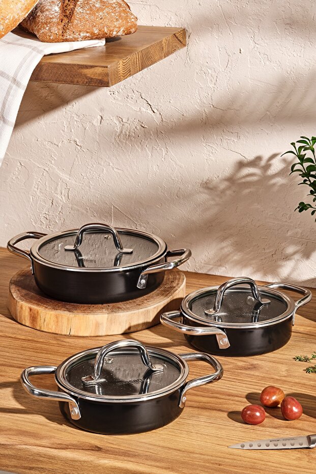 Master Class 6 Parça Sahan Seti Siyah - 1