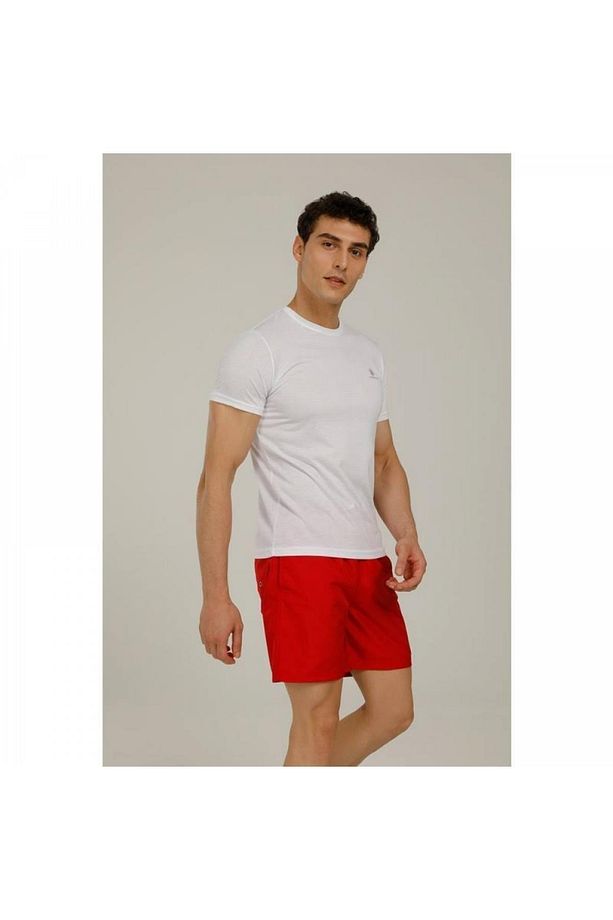 101093563 Ct483 Gustavo Swim Kırmızı Erkek Şort - 1