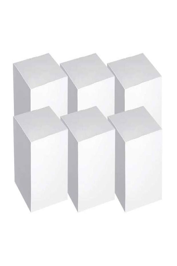 KAĞIT PASPAS 6 Adet Küp Bloknot Herbiri 500 Adet Toplam 3000 Adet - 1