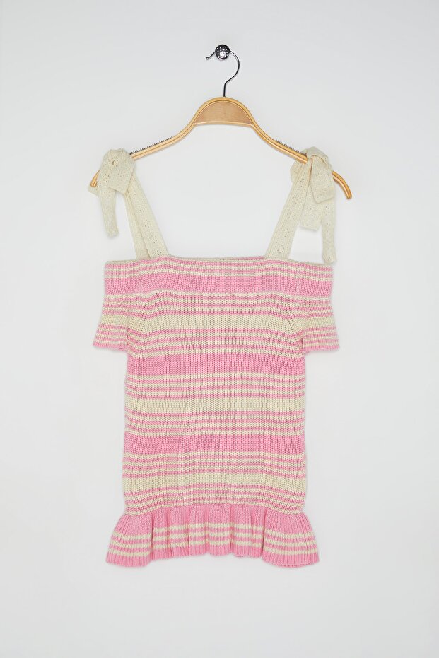 Kadın Krem Triko Kazak - 2