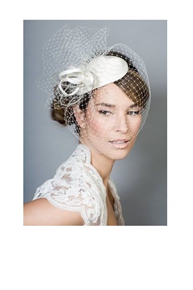 Bridal Cap, Bridal Hat, Wedding Bridal Cap, Voilet Bridal Round Molded Cap Hole Fabric