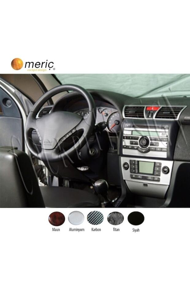 Meriç ®   Fiat Stilo Front Glove Box Trim Aluminum 13 Pieces 2003-2009