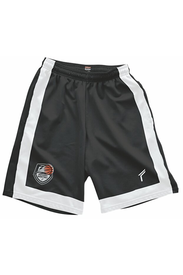 Basketball Shorts Black White