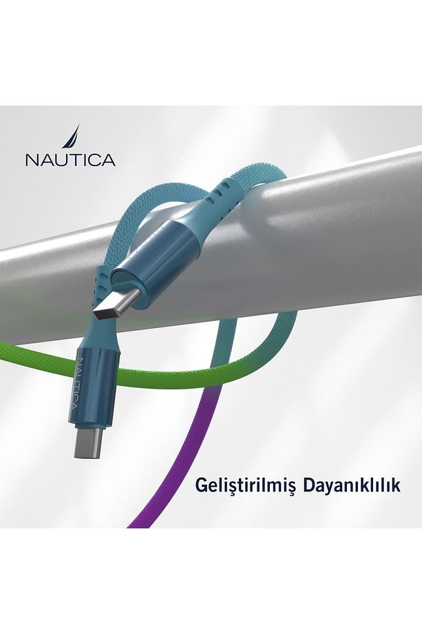 C38 Type-c To Type-c 65w Led Işıklı Şarj Ve Data Kablosu 1.2m Çok Renkli - 6