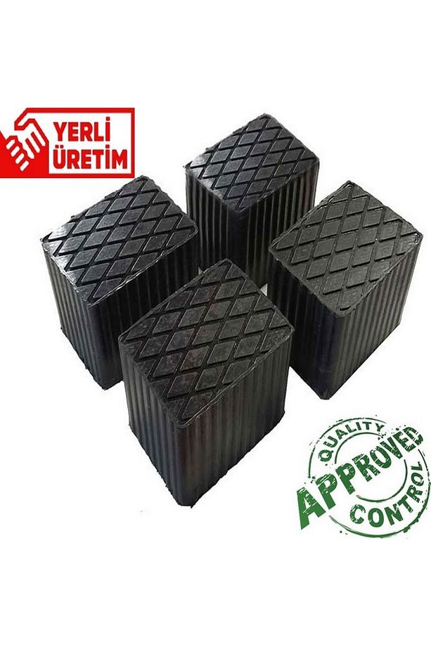 Kauçuk Lift Takozu 160x120 Yükseklik 120mm 4 Adet - 2