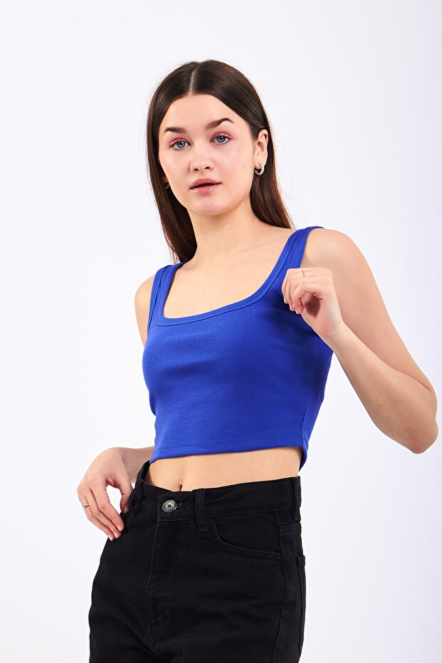 Crop Knitted Undershirt - 1