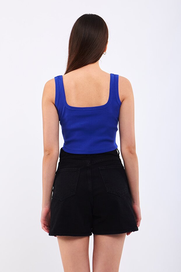 Crop Knitted Undershirt - 5