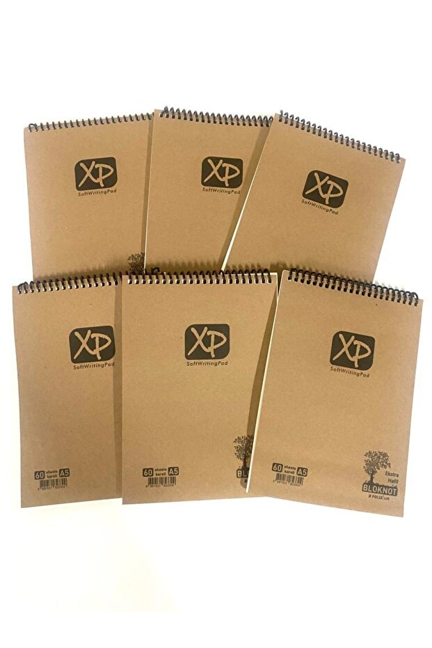 Xp A5 لوحة مذكرة خفيفة للغاية 60ypمتقلب 6 قطع