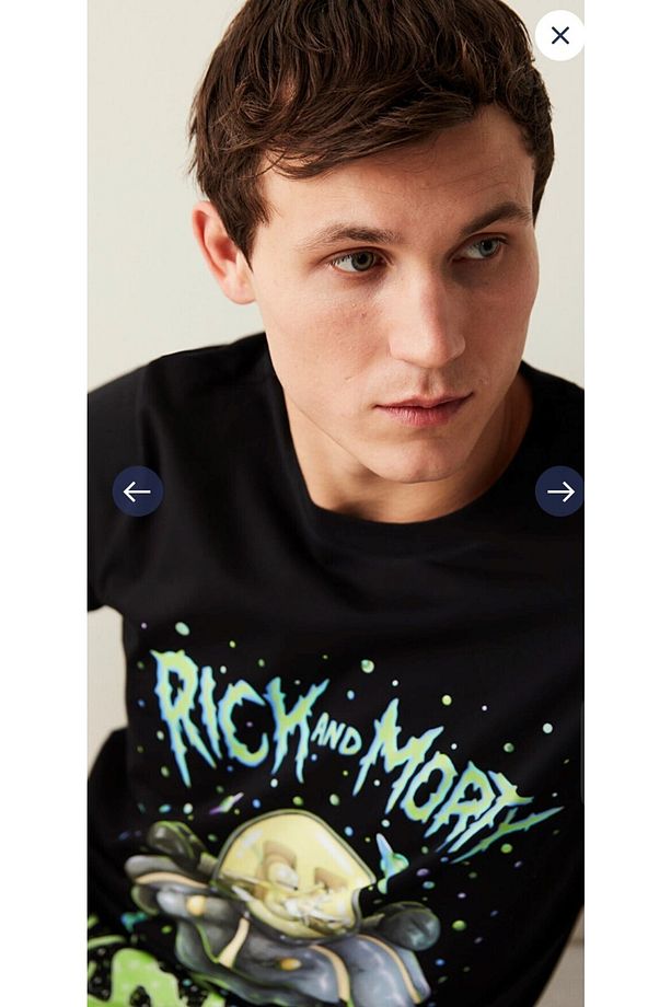 Rick And Morty Tişört Şort Pijama Takımı PHEAEZZA23IY-PN32 dgn - 1