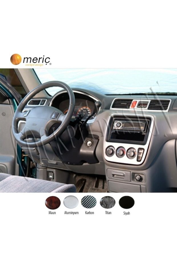 Meriç ® Honda Cr-V 4X4 Front Glove Box Coated Aluminum 9 Pieces 1997-2002