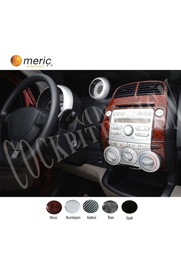 Meriç ® Daihatsu Sirion Front Glove Box Trim Gloss Black 3 Piece 2005-›