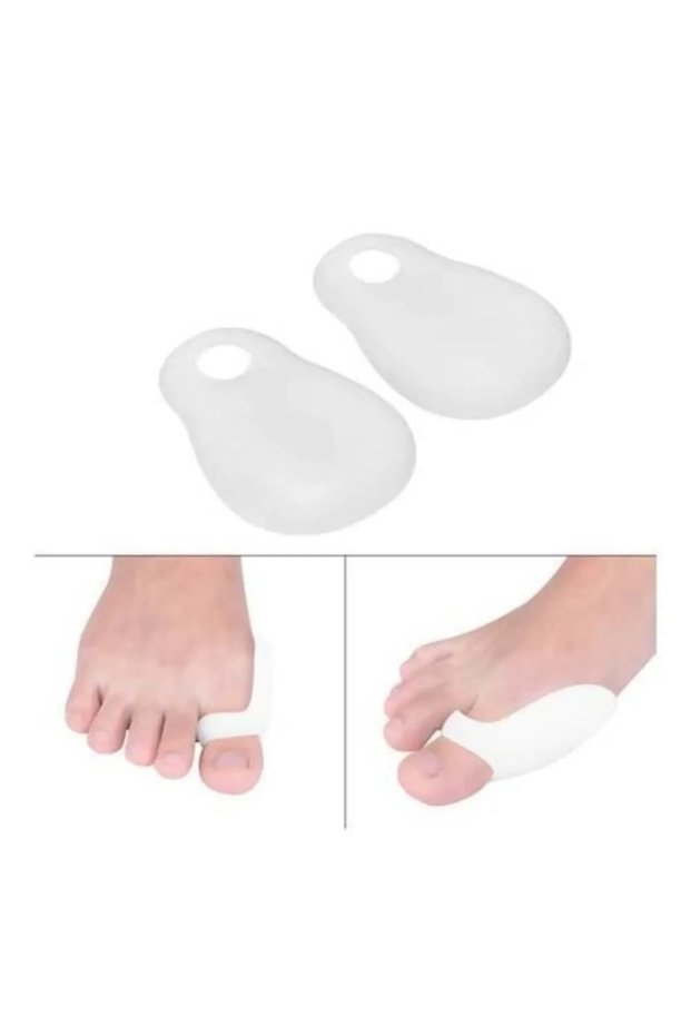 Set of 2 Silicone Wound Callus - Hallux Valgus Protector, Non-Roller Foot Big Toe Bunion